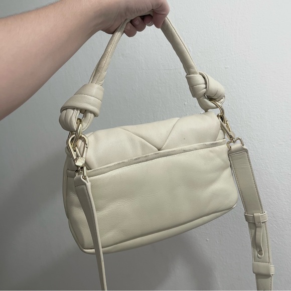 Cole Haan Quilted Shoulder Bag in Ivory - Picture 5 of 6
